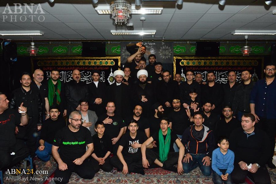 تقرير مصور/ احياء مراسم العزاء بمناسبة استشهاد الامام الكاظم (ع) في السويد